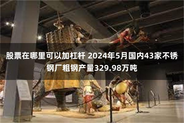 股票在哪里可以加杠杆 2024年5月国内43家不锈钢厂粗钢产量329.98万吨