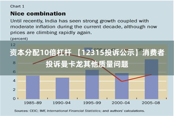 资本分配10倍杠杆 【12315投诉公示】消费者投诉曼卡龙其他质量问题